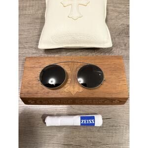 Zeiss Round Oval Lens Clip-On Sunglasses